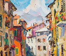 Статуэтка 尼斯油画，画布