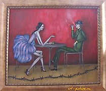 купить Имитация холст,масло,акрил 