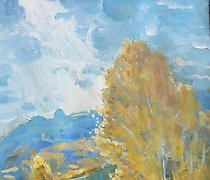 Статуэтка Autumn  
Paper, watercol…