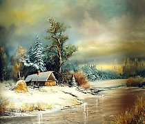 Статуэтка The frozen river.