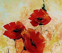 Статуэтка "Poppy oil, canvas"