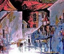 Статуэтка 法式丙烯画布