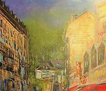 Статуэтка "Café in Mudor, acrylic,…