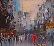 Статуэтка 城市日常 亚克力，画布