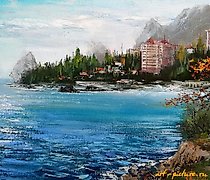 Статуэтка "View of Simeiz, oil on …