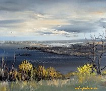 Статуэтка Волга за Кашпиром масл...