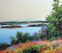 购买 春天的伏尔加 油画，画布