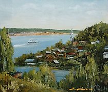 Статуэтка Плёс масло, холст 的简化中...