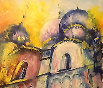 купить Купола холст масло 