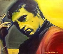 购买 Высоцкий Холст, масло可以翻译为：Высоцкий 油画，画布。