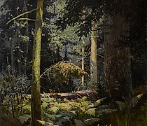 Статуэтка Forest. Canvas, oil.