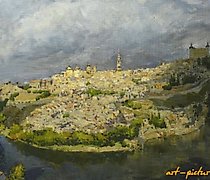Статуэтка Toledo. Spain. Canvas, o…