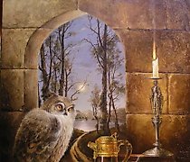 Статуэтка Still life with an owl c…