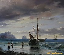 Статуэтка "Seascape canvas/oil"