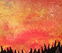 购买 最后一天的进步，油，纸。