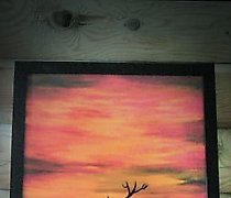 购买 "抛下阴影的世界" 油画,画布