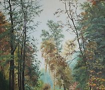 Статуэтка Павловский лес масло, ...