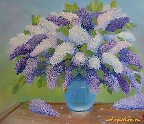 Статуэтка 温柔的丁香 油画