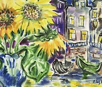 Статуэтка "Sunflowers Watercolor"