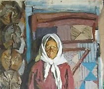 Статуэтка "Untitled, oil on canvas"