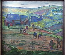 Статуэтка "Volkhov Fields, oil on …