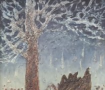 Статуэтка "Tree and stump oil on c…