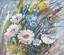 Статуэтка 花束 油画，画布