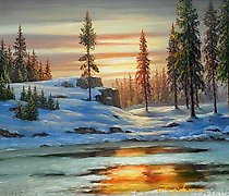 Статуэтка The translation of "Зимн…