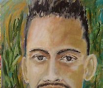 Статуэтка 岛民丙烯，画布