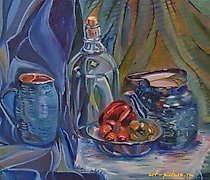 Статуэтка "Stylish still life, oil…
