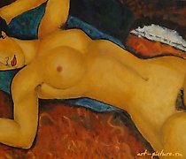 Статуэтка A. Modigliani Nude on a …