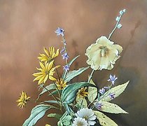 Статуэтка Детский букет холст, мас…