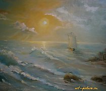 Статуэтка "Sea Breeze. Canvas oil"