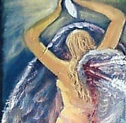 Статуэтка 受伤的天使 布面油画