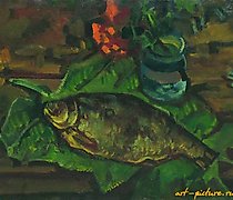 Статуэтка "Still Life with Fish on…