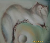 Статуэтка “马尔托夫斯基的搅局者 油画，画布”