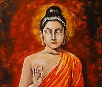 Статуэтка 佛陀油画，画布