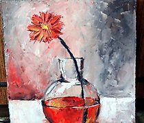 buy "Orange flower oil, canvas"