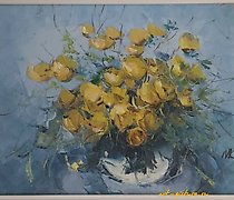 Статуэтка 浴衣，油画，画布