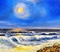 Статуэтка "Evening oil, canvas on …