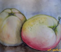 buy "Rejuvenating apples watercolor, paper"