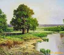 Статуэтка "Oaks of Maslo Pond, can…