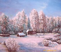 купить Солнечный день масло, холст 