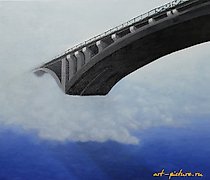 Статуэтка 即将来临的雾气 油画，画布。