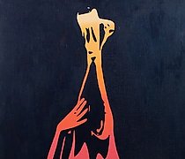 Статуэтка "Lingam Oil, canvas"