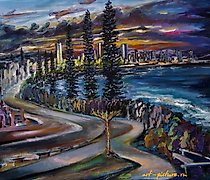 Статуэтка "Alexandra Beach, oil on…