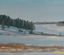 Статуэтка "Winter Canvas on cardbo…