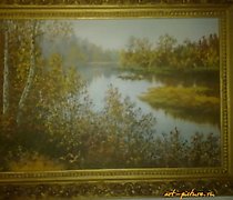 купить Осень Холст, масло 