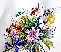 Статуэтка 庆祝节日，纸张，水彩