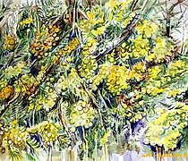 Статуэтка 莫莫扎纸，水彩